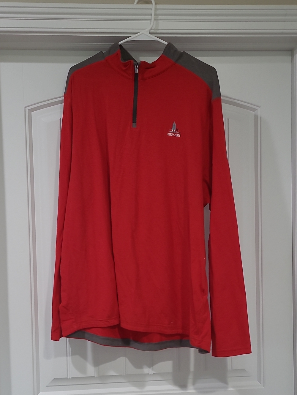 Under Armour Red and Gray Loose Fit Pullover